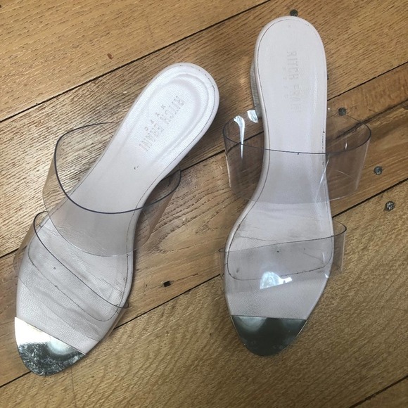 Ritch Erani NYFC Barbara Clear Acrylic Heel Sandal - Picture 2 of 9